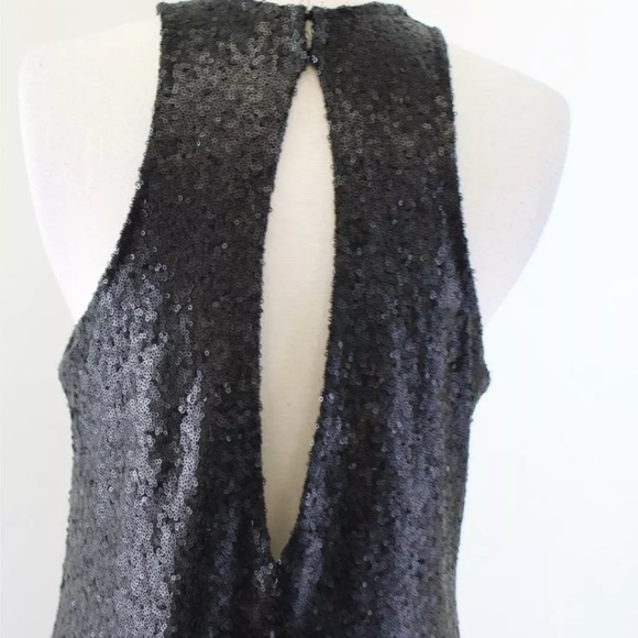 Free People Liquid Shine Shift Sequin Mini Dress - Picture 7 of 8